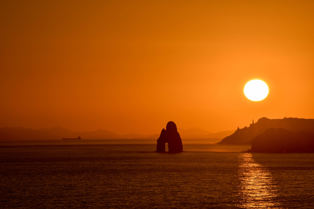 角力灘夕景