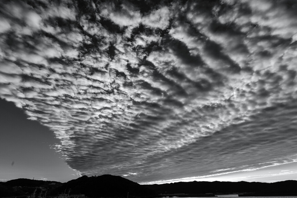 雲が湧く