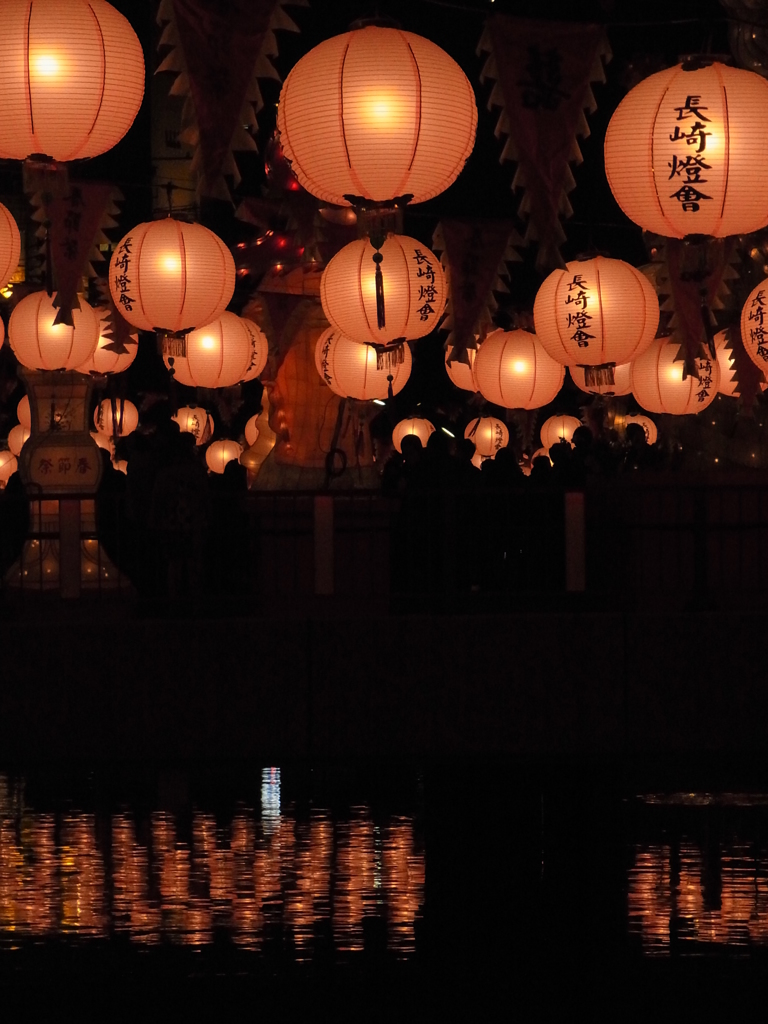 ランタンの水面