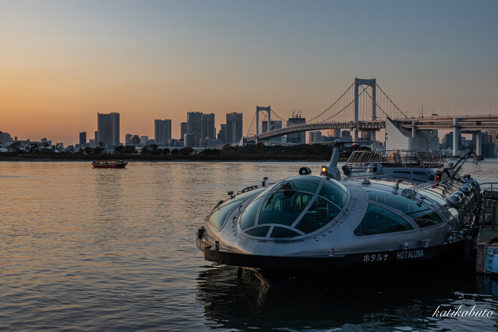 お台場夕景