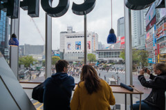 Shibuya scramble crossing!! 