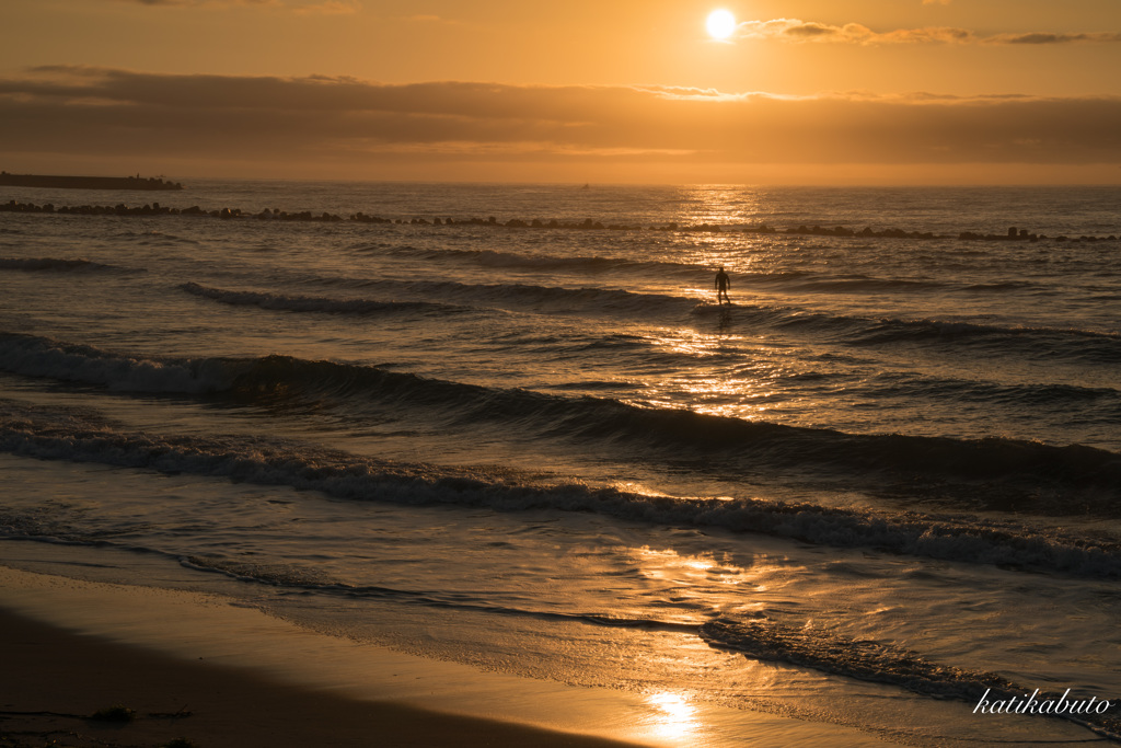 daybreak surfer