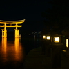 灯篭と鳥居