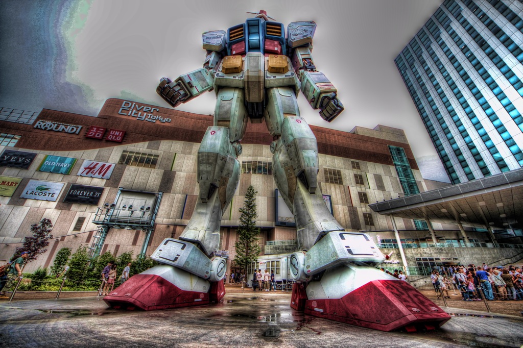 【HDR】お台場のガンダム-東京(Type-3)