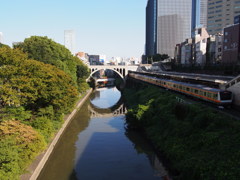 神田川と聖橋円景