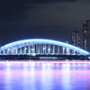 永代橋と、煌めく隅田川