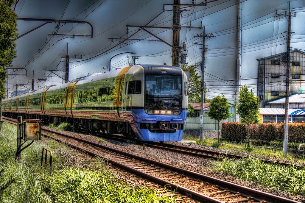 【HDR】JR特急わかしおＡ-千葉(Type-2)