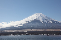 ありがとう、山中湖。日本一の富士山。
