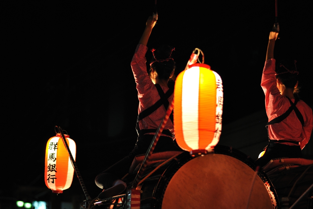 尾島ねぷた祭りにて