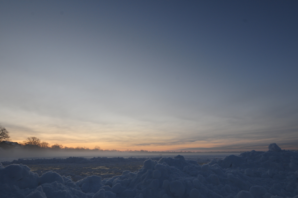氷湖～朝靄②～