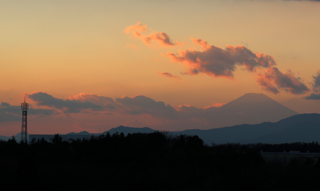 富士夕景