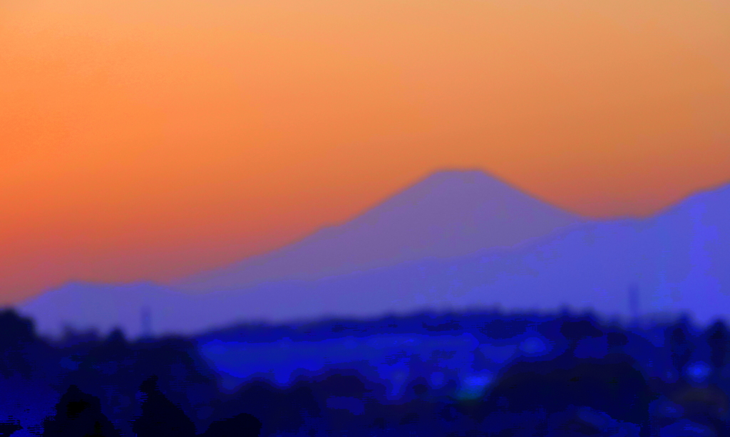 富士夕景