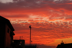 今日の夕景