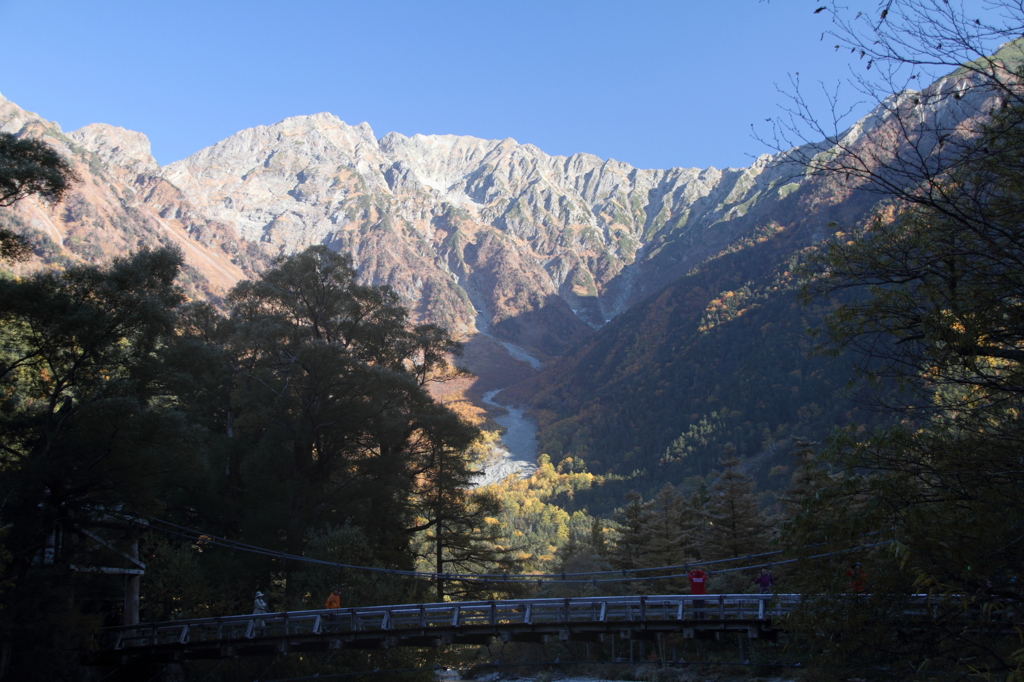 穂高岳 -河童橋から望む-