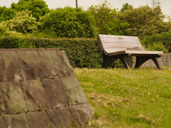 公園のベンチ