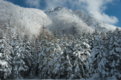 白銀の白根山