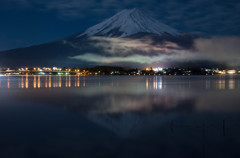 湖面の逆さ富士