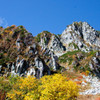 紅葉と宝剣岳