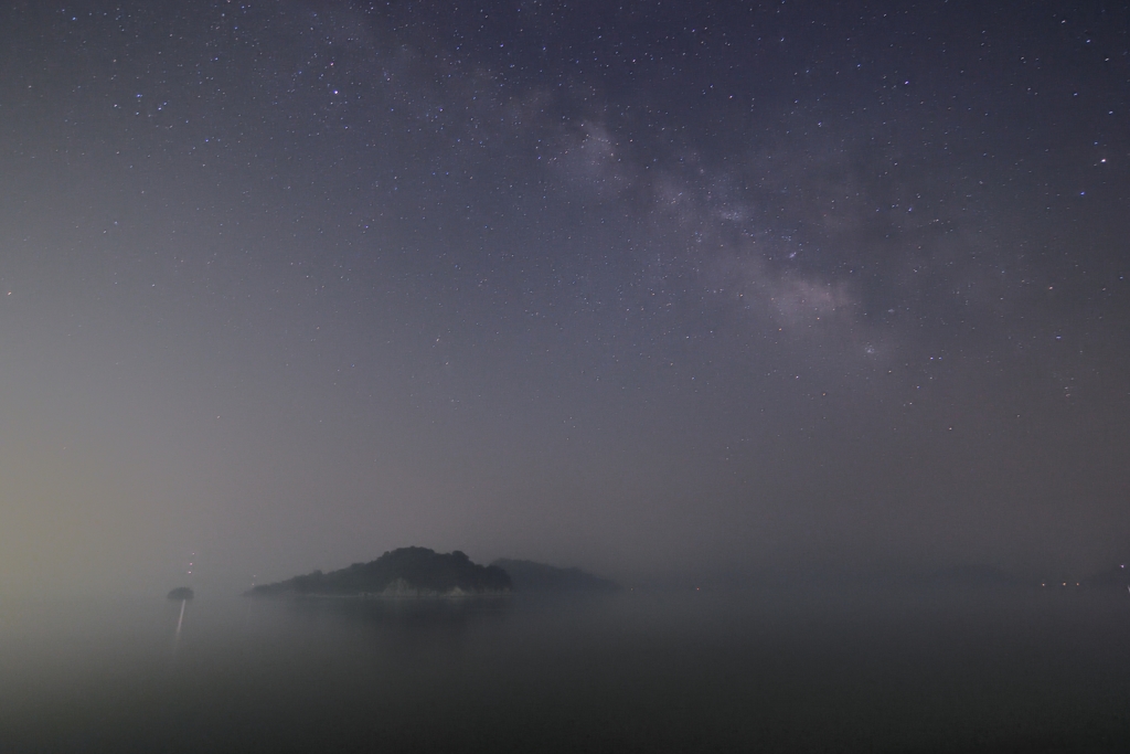 阿波島と天の川