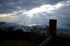 朝日山から
