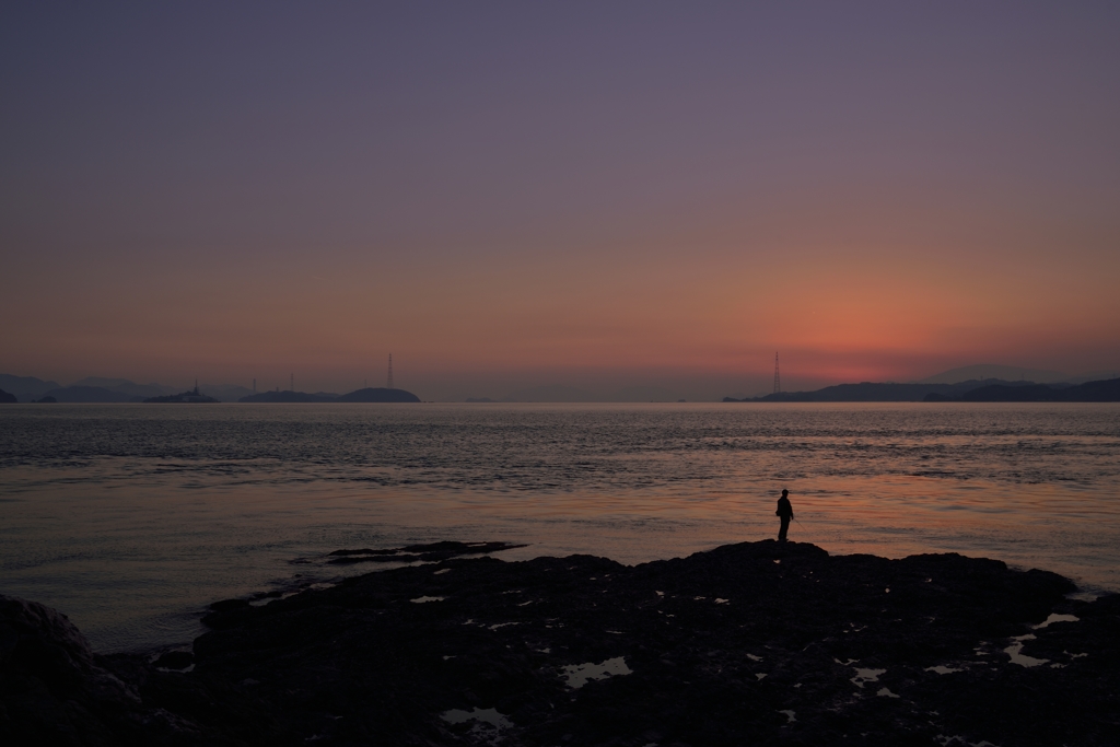 的場の夕景