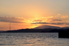 夕日とかもめ２