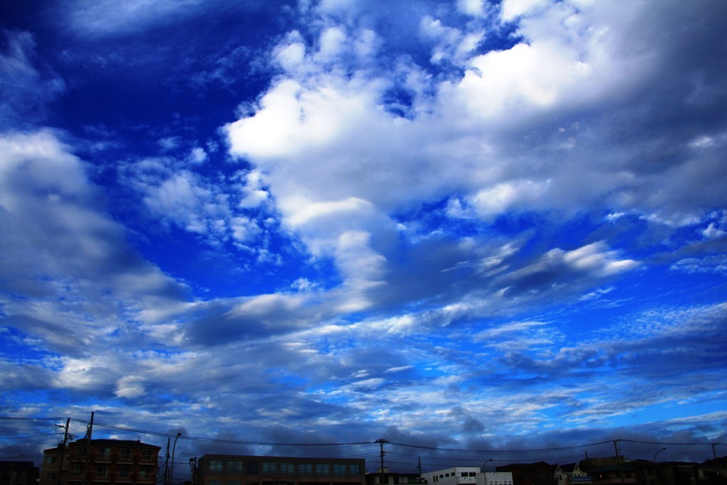 夕暮れ空