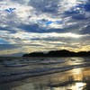 夕暮れの海空