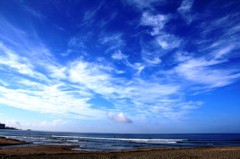 朝の海散歩