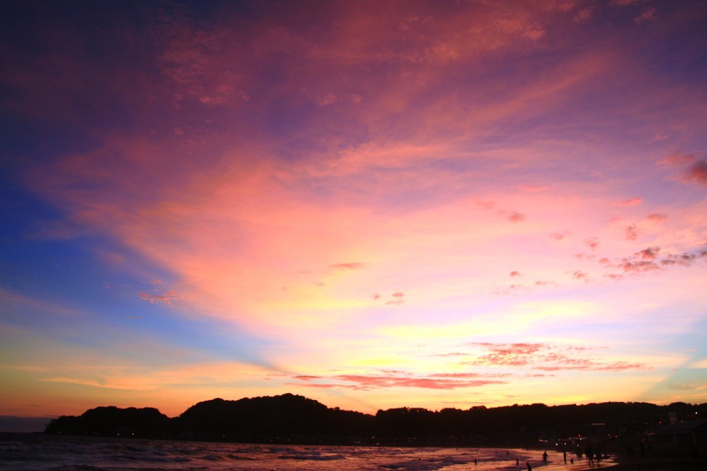 夕暮れ