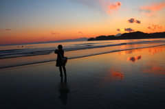 夕暮れ