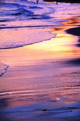 夕暮れ海空