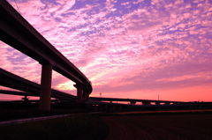 夕暮れ