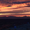 山と海そして夕焼け