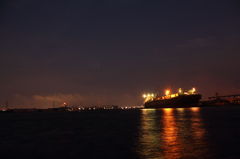 衣浦港の夜