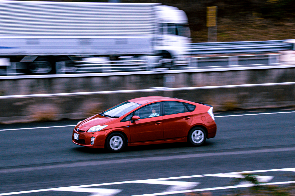 初めての流し撮り