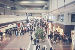 羽田空港第1ターミナル出発ロビー