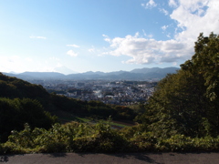 富士山うっすら・・・