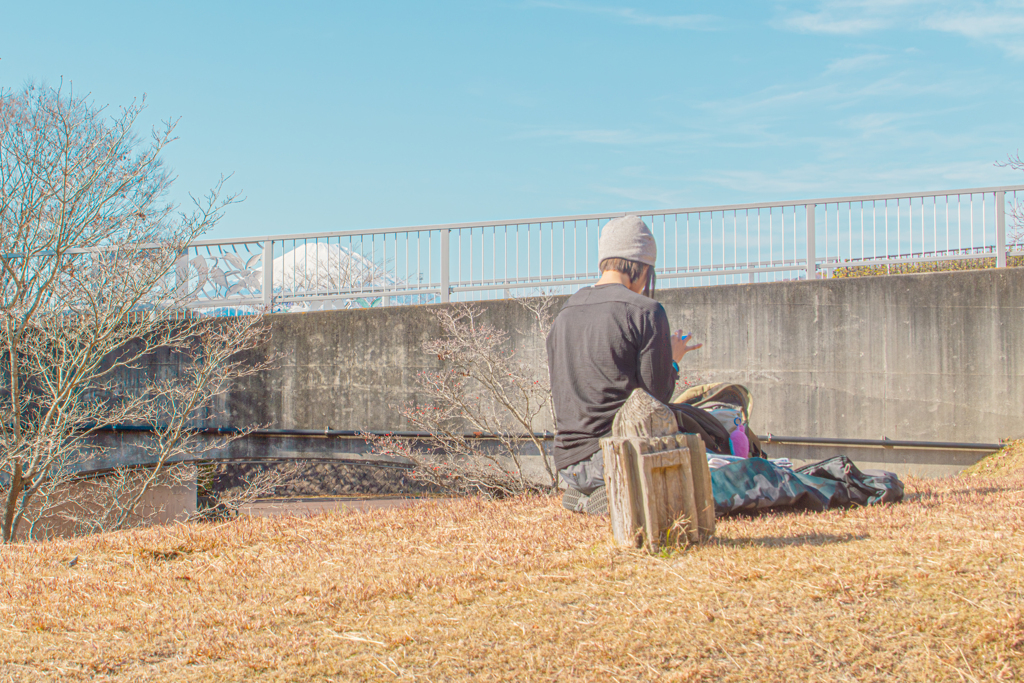 小春日和の日向ぼっこ