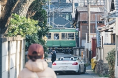 鎌倉の脇道、交差する時間