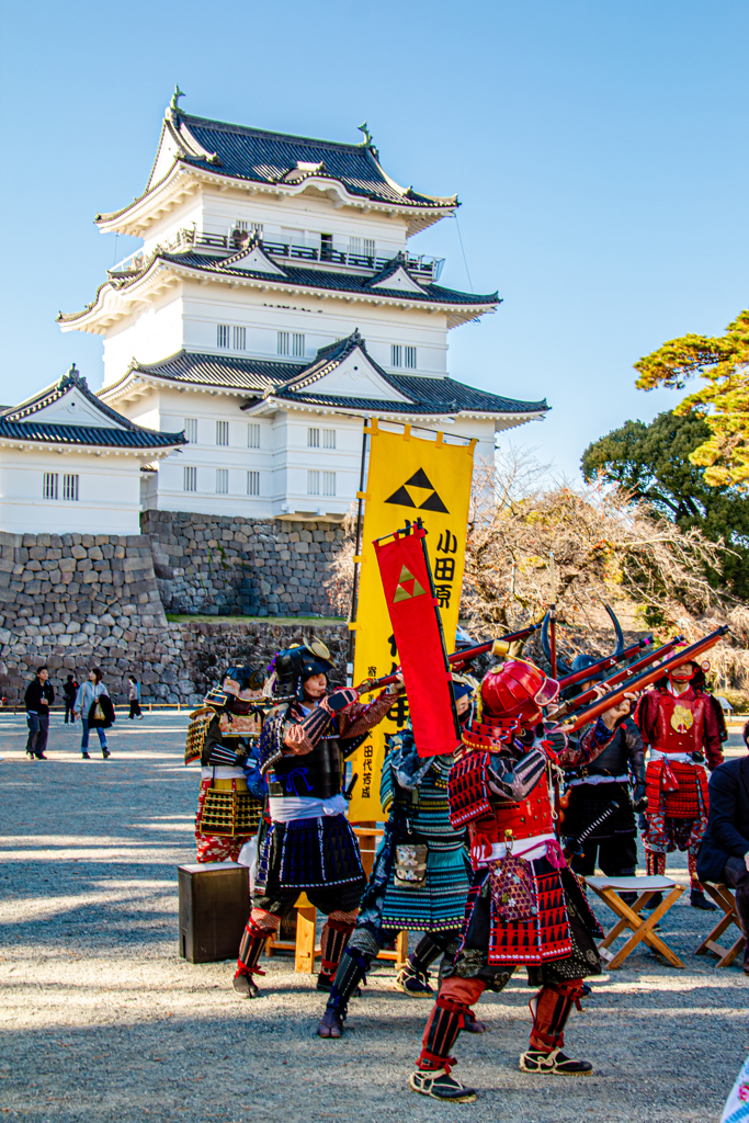 小田原城の鉄砲隊