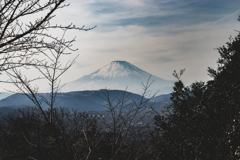 北風小僧と冬の富士