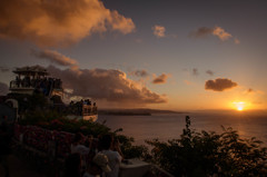 Two Lovers point sunset.