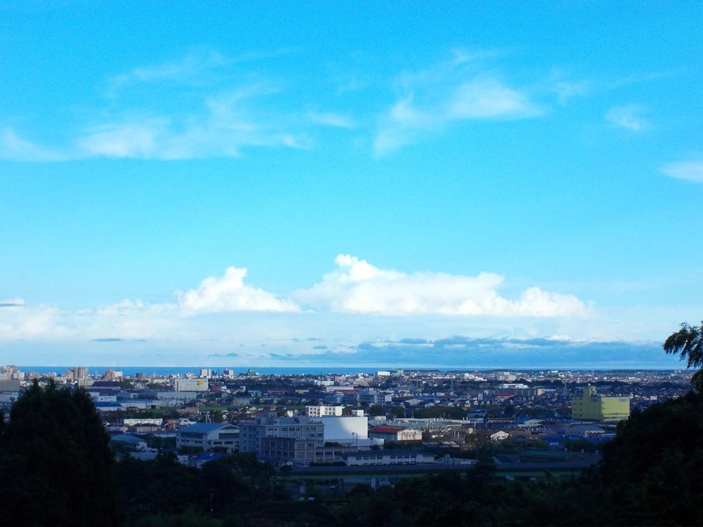 Blue sky and white clouds