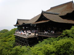 清水寺の本堂舞台