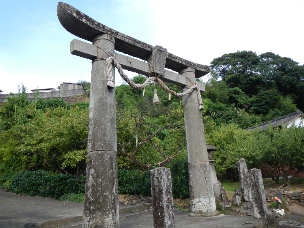 ある田舎の鳥居