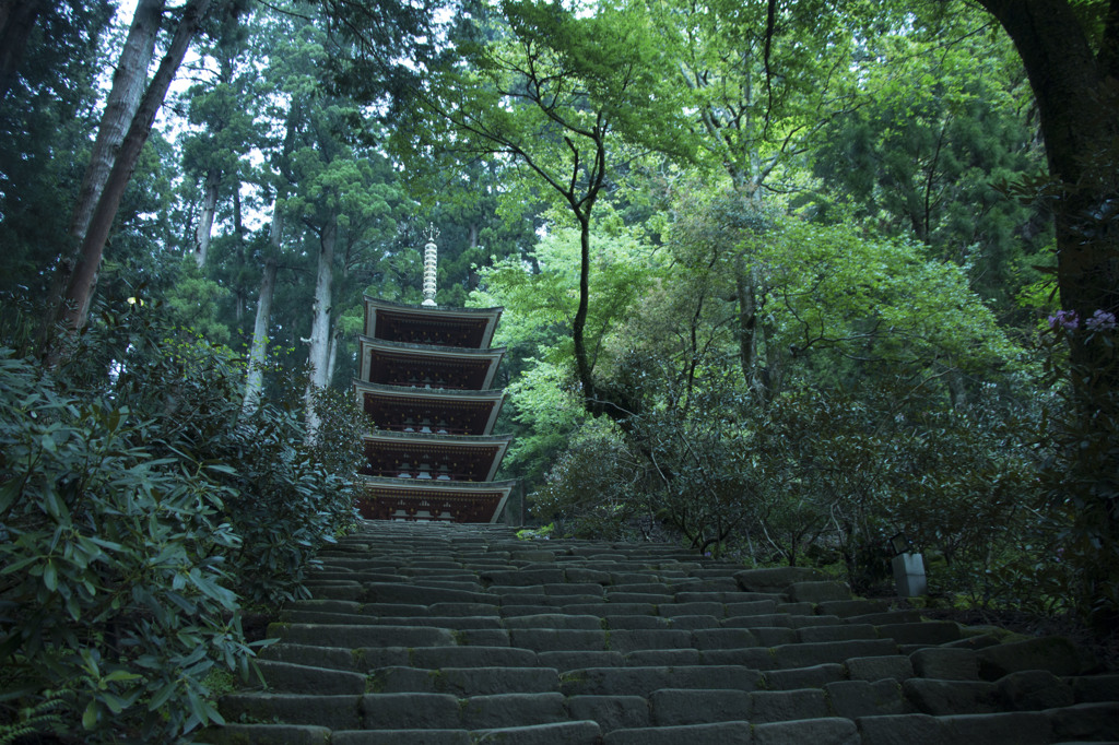 室生寺　五重塔