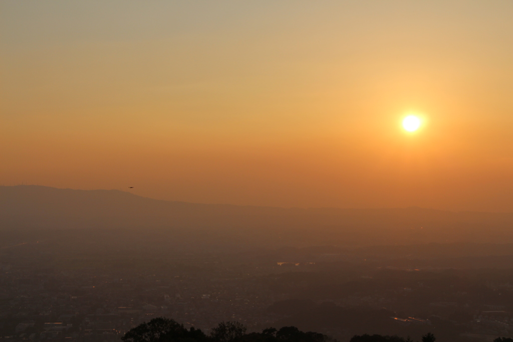 夕日