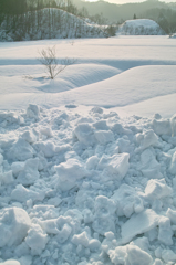 屋根の雪