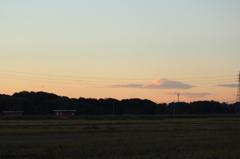 初めて夕景撮ってみた＾＾